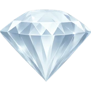 white diamond sticker