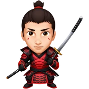 Daring Samurai sticker