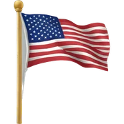american flag sticker