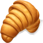 croissant eating croissant sticker