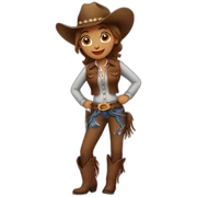 cowgirl sticker