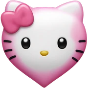 hello kitty heart sticker