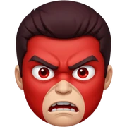 angry boy sticker