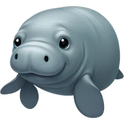 Manatee sticker