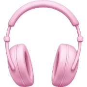 light pink headphones  sticker