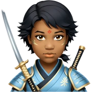 Elegant Samurai sticker
