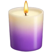 Scented candle sticker