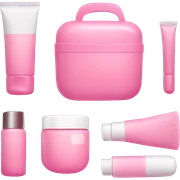 Pink skin care kit sticker