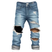 Ripped jeans sticker