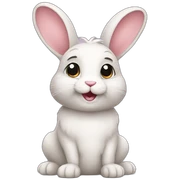 Bunny sticker