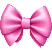 Pink bow sticker