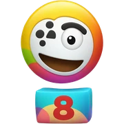 Numberblocks 8 sticker