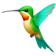 colibri sticker