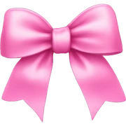 pink bow sticker