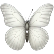 white butterfly  sticker