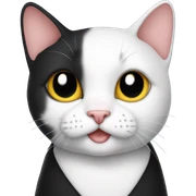 Tuxedo cat sticker