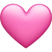 pink heart  sticker