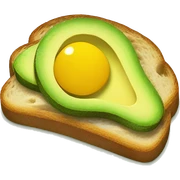 Avocado toast sticker