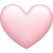 Light pink heart  sticker