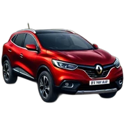 Red Renault kadjar off roading  sticker