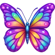 Lisa frank butterfly  sticker