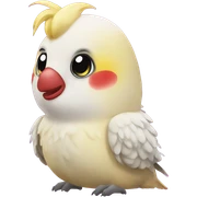 cockatiel in love sticker
