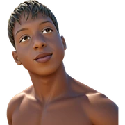 boy at the beach day sticker