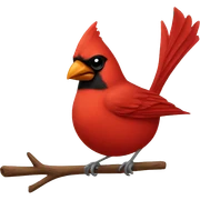 Cardinal sticker