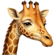 sleepy giraffe sticker