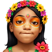 Flower-Crowned Dancer sticker