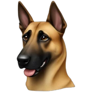 Belgian malinois, bitch sticker