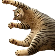 realistic cat portrait closeup sticker