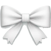 A white bow sticker