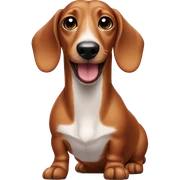 Sausage dog sticker
