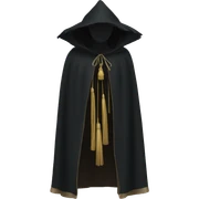black tassel cloak sticker