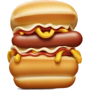 Eat hotdog  sticker