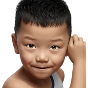 happy boy portrait smiling sticker