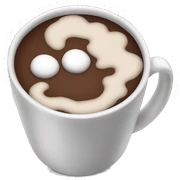 hot chocolate sticker