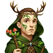 Forest Wizard sticker