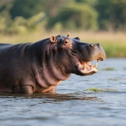Hippopotamus sticker