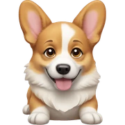 Corgi puppy sticker
