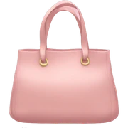Light pink bag sticker