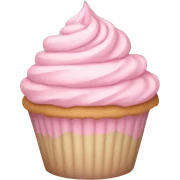 pastel pink cupcake sticker