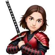 Fierce Samurai sticker