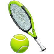spooky tennis ball sticker