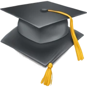 Graduation cap sticker