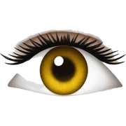 Eyelashes  sticker