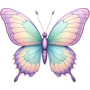 Pastel Butterfly  sticker