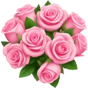 Pink roses sticker