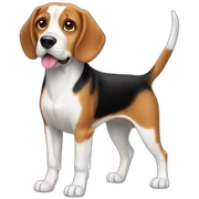 Beagle full body sticker